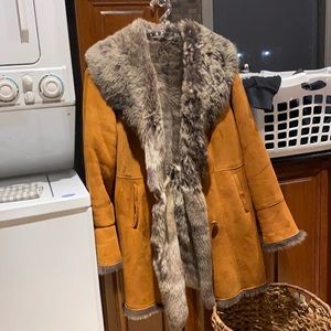 Shearling coat Size Medium